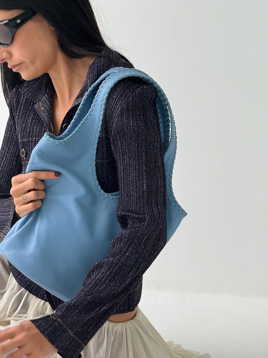 HATTIE TOTE | BLUE
